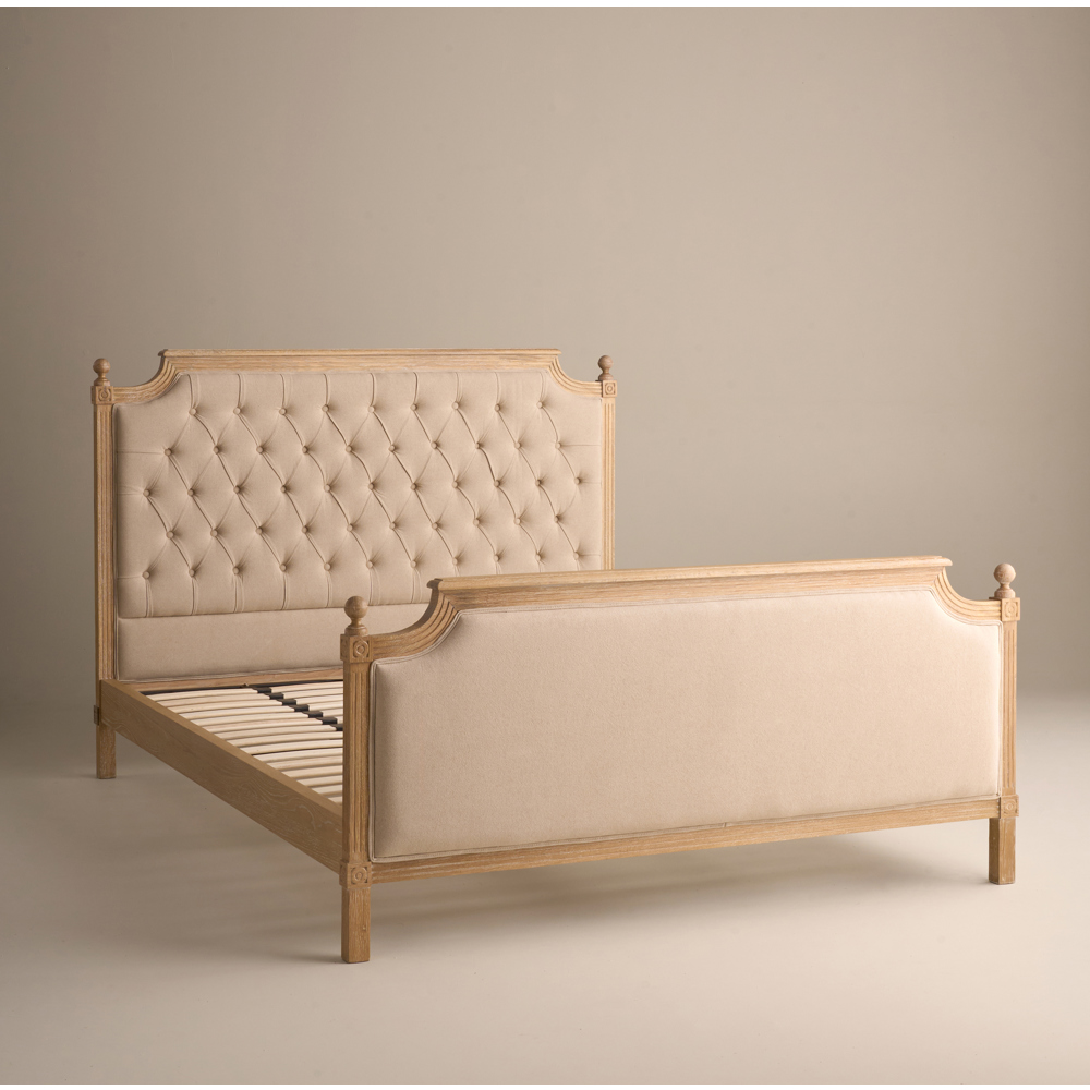 Lyon Bed, Weathered Oak / Natural, Double